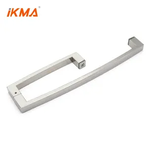 New design arc d type Stainless Steel 304 Shower glass door Square towel bar combinations pull handle