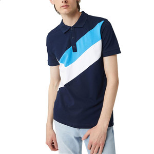เสื้อโปโลผู้ชายสไตล์สปอร์ต ผ้าโพลีเอสเตอร์ 100% แห้งเร็ว คุณภาพสูง ตัดเย็บตามสั่ง - Product Image 1