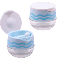 Offre Spéciale – Flacon Vide Transparent Style Vague Estivale pour Baume à Lèvres avec Applicateur Brosse – Direct Usine Chinoise d'Emballages Cosmétiques