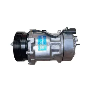 Airco Compressor Voor Sanden Sd7v16 Ac Compressor Voor Audi Volkswagen Golf Skoda Seat 12V Airconditioning Compressor