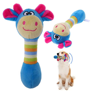 Jouet durable pour chien, jouets couineurs en gros, faits à la main, en forme de tige, multi-animaux (porc, canard, chien, cerf), jouet à mâcher pour animaux de compagnie - Product Image 5