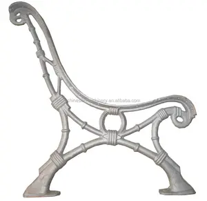 China OEM Foudry Best Service Customized GG20 Grey Cast Iron Bench Legs, Outdoor Park Bench Legs