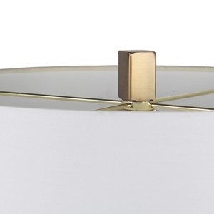 Lampada da Tavolo Alta con Accenti in Cristallo, Design Moderno in Metallo per Camera da Letto, Soggiorno, Comodino e Scrivania - Product Image 5