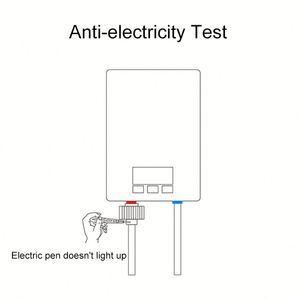 Calentador de agua de pared de Material ABS antifugas de Gas antisoldadura con energía Solar para seguridad de baño RV hogar exterior garaje Coche - Product Image 2