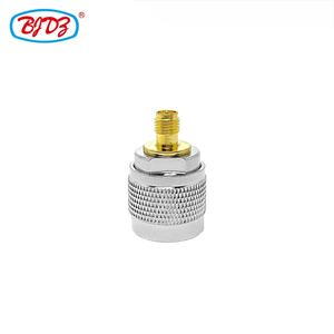 Adaptador de Material de latón de fábrica, enchufe macho tipo N a conector convertidor de adaptador coaxial RF hembra de polaridad inversa RP SMA - Product Image 4