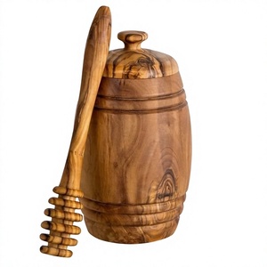 Natural <b>Bamboo</b> Wooden Jar 250ml Reusable Kitchen Storage <b>Container</b> with Wooden Lid Luxury Design for Spice AZ ENTERPRISES - Product Image 5