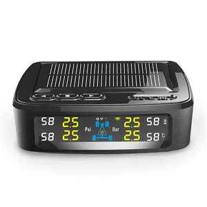 Cảm biến <span class=keywords><strong>TPMS</strong></span> không dây năng lượng mặt trời kỹ thuật số SPY cho ô tô với pin sạc, cảnh báo áp suất thấp đến 10 psi - Product Image 1