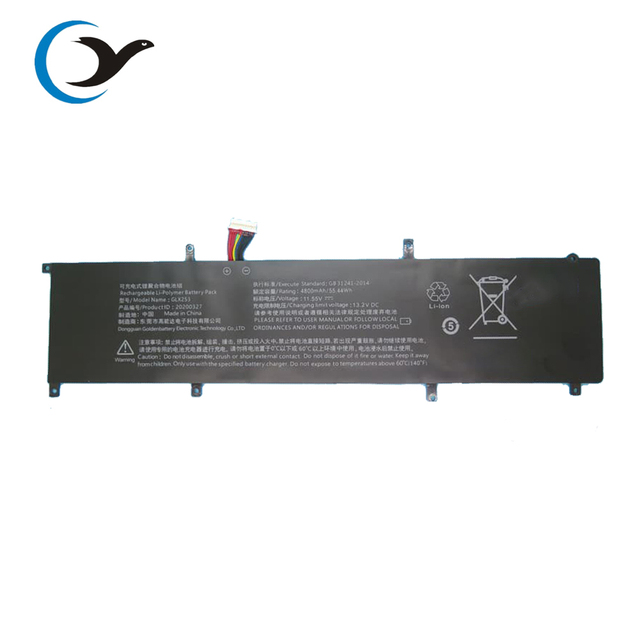 High Quality 11.55V 4800mAh/55.44Wh GLX253 Battery Replacement Laptop Batteries for HIPAA S5 20200327 Series