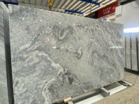Marbre bleu naturel, texture transparente, imperméable, pour table à manger, buffet, îlot, mur décoratif, salle de bain, extérieur