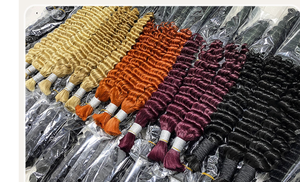 Parrucca <span class=keywords><strong>in</strong></span> Capelli Umani Ricci Italiani Personalizzata per Europa, America e Africa con Trecce Boho per Aumentare il Volume 16-24 <span class=keywords><strong>Pollici</strong></span> - Product Image 6