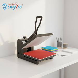 Nuova Pressa a Caldo Manuale Elettrica Yinghe 38*38cm Multifunzione per T-Shirt e Abbigliamento Personalizzato - Product Image 2