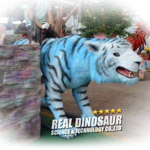 Zoológico de animales animatronic tigre paseo para niños - Product Image 2