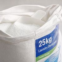 Lessive en poudre en vrac 25KG OEM ODM avec logo personnalisé, haute mousse, pour le marché de gros d'Afrique et du Moyen-Orient