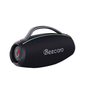 Nouvelle enceinte Bluetooth portable <span class=keywords><strong>sans</strong></span> <span class=keywords><strong>fil</strong></span> puissante et étanche en tissu avec subwoofer extérieur, lumière RGB et poignée pour les fêtes - Product Image 3