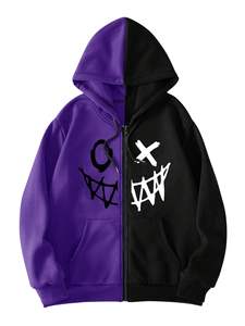 Hoodies for <b>Men</b> Zip up <b>Hoodie</b> Drawstring Casual Long Sleeve Pocket Hooded Sweatshirts - Product Image 6