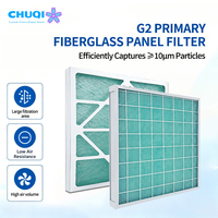 Filtre à panneaux en fibre de verre G3 G4 Paint Stop, vitesse de débit de 2,0 à 2,5 m/s, pour usage intensif, vente en gros, qualité supérieure