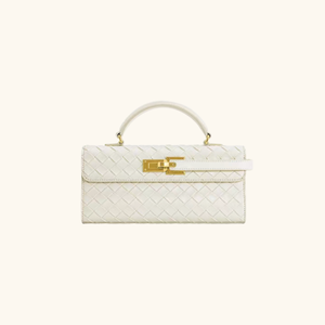 Bolso de Mano Perfumei JP17, Cuadrado Pequeño, Tejido a Mano, Ligero, Forro de PVC, Color Sólido, Casual, con Cierre, para Uso Diario, JW PEI Bags - Product Image 4
