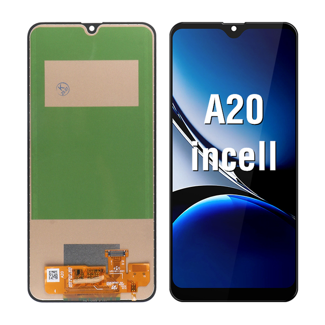 In-cell LCD Screen for Samsung A20 No Frame Mobile Phone Replacement Panel