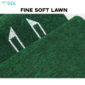 Tapis d'entraînement de golf portable SeeMore ODM/OEM pour la maison/le bureau, tapis de putting pliable avec <span class=keywords><strong>guide</strong></span> d'alignement - Product Image 4