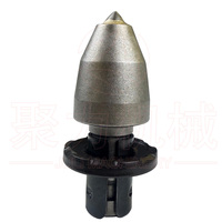 Gigi Planer Dingin Tungsten Carbide B22-22MM untuk Mesin Penggiling Jalan, Suku Cadang Mesin Penggiling Beton