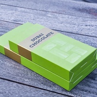 Boîte d'emballage en papier pour bonbons et en-cas de luxe écologiques avec estampage à chaud en or, logo personnalisé, boîte d'emballage pour barres protéinées au chocolat