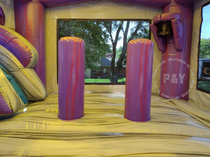 Castillo hinchable para saltar, Combo de Thunderbolt Dual Lane, púrpura - Product Image 3