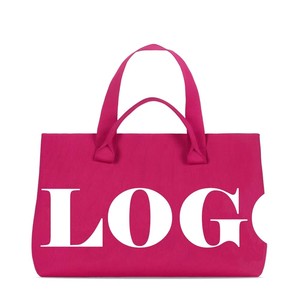 Borsa Tote in Poliestere Lavorato <span class=keywords><strong>a</strong></span> Maglia con Logo Ricamato Personalizzato, Grande Capacità, Manici Jacquard, Tracolla, Borsa per lo Shopping - Product Image 2