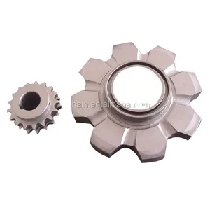 Nhà Máy Trung Quốc Giá Thép Không Gỉ Tiêu Chuẩn aprockets Đơn Giản Douplex Triplex Loại Chuỗi Sprockets