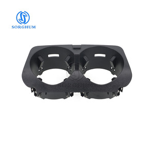 Portavasos Delantero Doble Sorghum A2056800691 para Mercedes-Benz W205 C205 C43 <span class=keywords><strong>AMG</strong></span> C200 2015-2018 Negro - Product Image 5