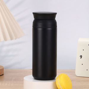 Outdoor Souvenir <b>Thermos</b> 350ml 500ml Square Stainless Steel Vacuum Cup With Lid - Product Image 1