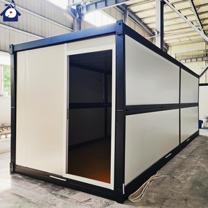 Fácil de transportar, diseño moderno, lujo, prefabricado, plegable, expandible, casa contenedor de Instalación rápida para vivir - Product Image 1