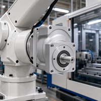 Boîte de vitesses planétaire à engrenages droits de précision PL60, réducteur servo à faible jeu haute efficacité pour l'automatisation, la robotique CNC, personnalisable OEM
