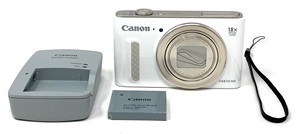 Appareil photo numérique SX610 HS d'occasion avec zoom optique, stabilisation électronique de l'image et Wi-Fi (blanc) - Product Image 1