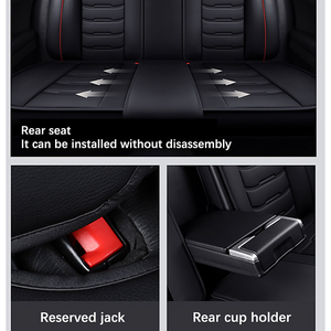 Xiangta ที่หุ้มเบาะรถยนต์หนังแท้, หนังแท้หุ้มเบาะรถยนต์ห้าที่นั่งสำหรับผู้ใหญ่ - Product Image 5