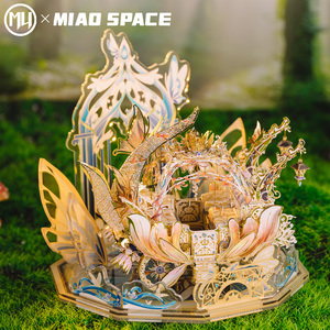 MU X MIAO SPACE Serie Elf, Rompecabezas Metálico 3D, Modelo para Armar, Manualidad, Juguete Educativo, Decoración de Escritorio, Alivio <span class=keywords><strong>del</strong></span> Estrés, <span class=keywords><strong>Regalo</strong></span> - Product Image 3