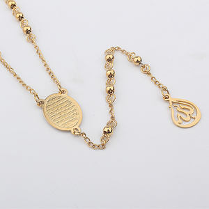 Collana Del <span class=keywords><strong>Rosario</strong></span> cattolico <span class=keywords><strong>In</strong></span> Acciaio Inox <span class=keywords><strong>In</strong></span> Rilievo <span class=keywords><strong>In</strong></span> <span class=keywords><strong>Oro</strong></span> da Uomo Collana Del <span class=keywords><strong>Rosario</strong></span> - Product Image 5