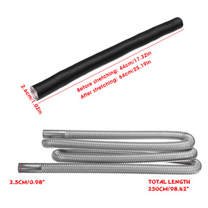 ชุดท่อไอเสีย4ชิ้นขนาด2.5เมตร, อุปกรณ์เสริมเครื่องทำความร้อนสำหรับจอดรถขนาด25มม. อุปกรณ์เสริมสำหรับท่อไอเสียดีเซล - Product Image 5