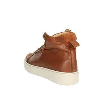 Baskets pour hommes NEVADA en cuir 44, chaussures épaisses à tige haute, marron - Product Image 2