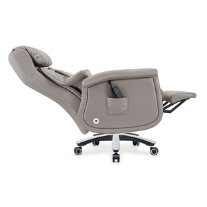 כיסא משרדי חשמלי מעור, כיסא מנהלים, כיסא נטוי עם עיסוי, הרמה, עור מלאכותי, מדעי הגוף, ישיבה ממושכת, לשימוש ביתי, למחשב - Product Image 2
