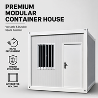 Maisons conteneurs modulaires démontables 10ft 20ft 40ft, portables avec conception respirante pour jardins, chambres et espaces de vie