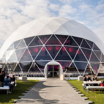 High Quality 7m Luxury Transparent Pvc Geodesic Hotel Dome Tent for Outdoor
