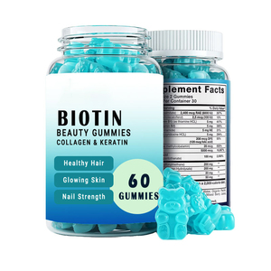 Gommose di Biotina <span class=keywords><strong>e</strong></span> Semi Neri a Marchio Privato, <span class=keywords><strong>Vitamine</strong></span> per <span class=keywords><strong>Capelli</strong></span>, Pelle <span class=keywords><strong>e</strong></span> <span class=keywords><strong>Unghie</strong></span>, Supporto Energetico per la Crescita dei <span class=keywords><strong>Capelli</strong></span>, Gommose Vegetariane alla Biotina - Product Image 1