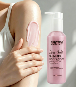 <span class=keywords><strong>Lotion</strong></span> corporelle scintillante or rose avec niacinamide et beurre de karité - Hydratante, raffermissante, antioxydante, réparatrice de barrière pour une peau éclatante - Product Image 1