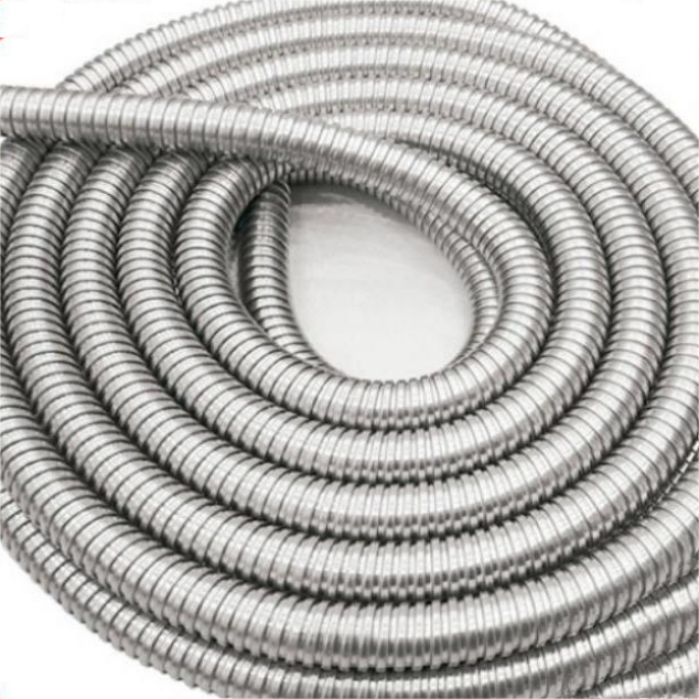 Wholesale Factory Price Steel PVC Coated Flame Resistant Cable Sleeve Corrugated Conduit for Flexible Bending Protection