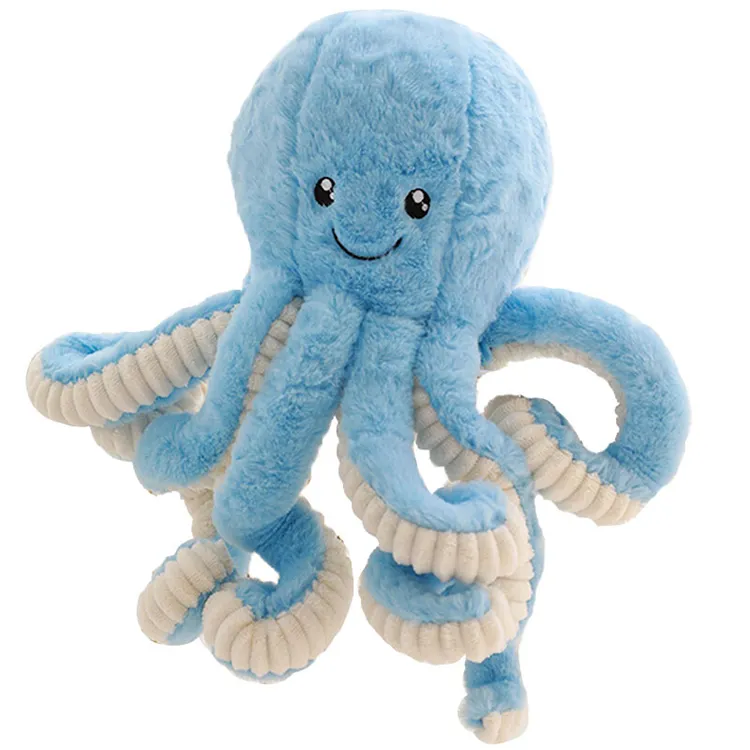 High Quality Customized Made Fashion Lifelike Eco Friendly Stuffed Octopus Cuddly Toy