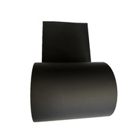 Rouleau de film conducteur en graphène noir PU, souple et durable, résistant à l'humidité, pour électrodes TENS, résistance ECG/EKG de 50 ohms