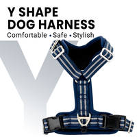 Ensemble laisse et harnais pour chien en forme de Y, personnalisable, doux et réglable, collier pour animaux de compagnie, logo OEM ODM, fabrication en usine