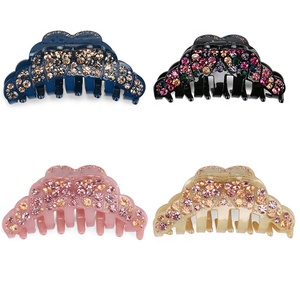 <span class=keywords><strong>Pince</strong></span> à <span class=keywords><strong>cheveux</strong></span> avec <span class=keywords><strong>strass</strong></span> pour femmes, accessoires pour <span class=keywords><strong>cheveux</strong></span>, en acrylique, haute qualité, tendance, pour mariage, 1 pièce - Product Image 5