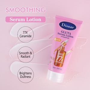 Loción Suavizante con Ceramidas Disaar 77X, Glutatión, Vitamina B5, Loción Facial Humectante para una Piel Suave, Radiante y Luminosa - Product Image 3