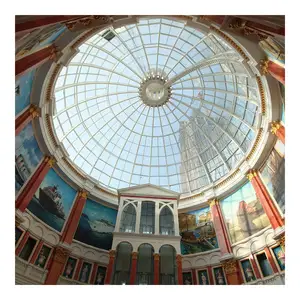 Dome Skylight, Shanghai Star Global Port, with Area of 800 Square Meters Chinese Top Brand Glass Skylight Postmodern Courtyard